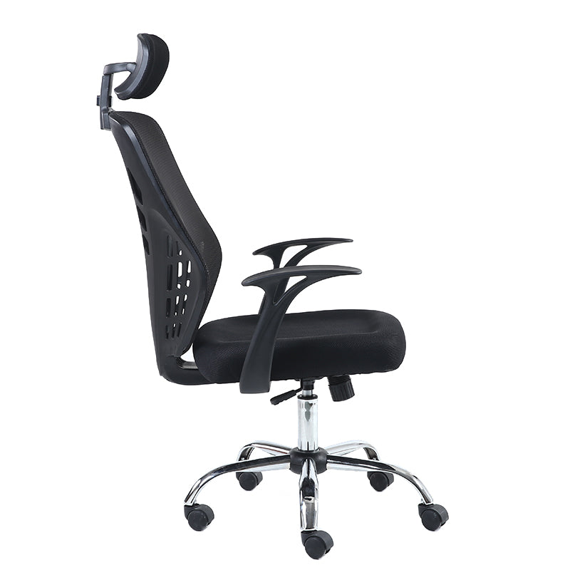 W31 Sitmod High-Back Mesh Office Chair, Ergonomic Desk Chair with Adjustable Headrest & Flip-Up Armrests, 360° Swivel & Height Adjustment, Multi-Color Chair for Home Office & Gaming