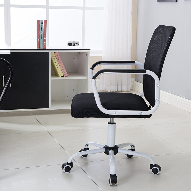 W22 Sitmod Mid-Back Mesh Office Chair, Ergonomic Desk Chair with Breathable Mesh & Padded Seat, 360° Swivel & Height Adjustment, Multi-Color Chair for Home Office & Conference Rooms