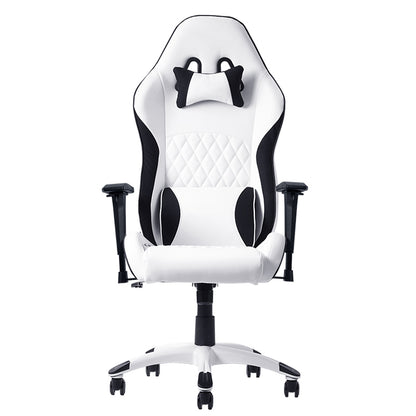 Multi-Color Gaming Chair Racing-Style Ergonomic Reclining Chair with Diamond-Stitched Upholstery & Adjustable Armrests