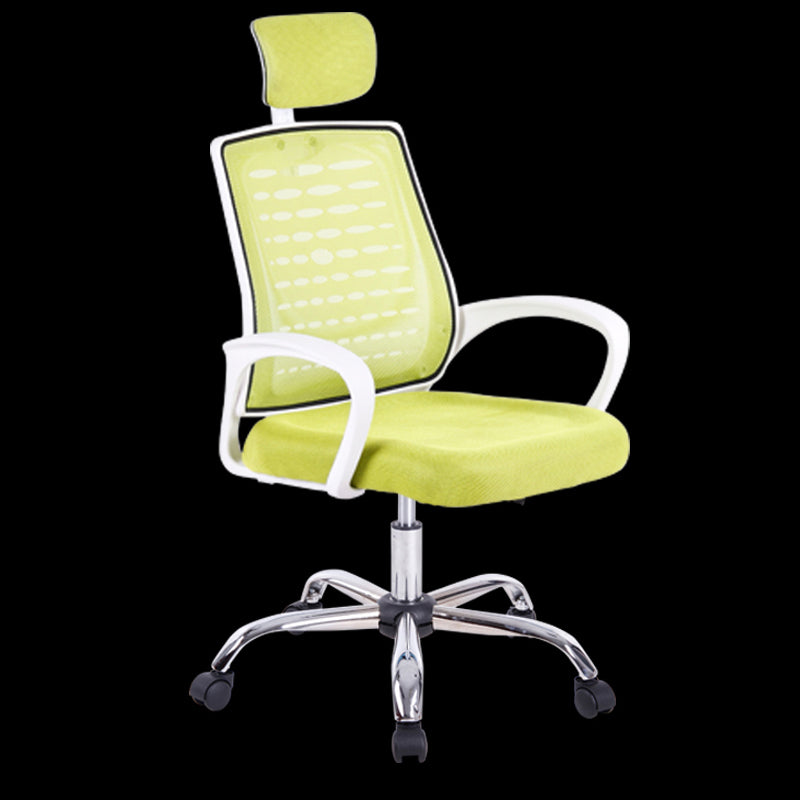 W29 Sitmod Mid-Back Fabric & Mesh Office Chair, Ergonomic Desk Chair with Foldable Armrests, 360° Swivel & Height Adjustment, Compact Chair for Small Home Office & Study Spaces