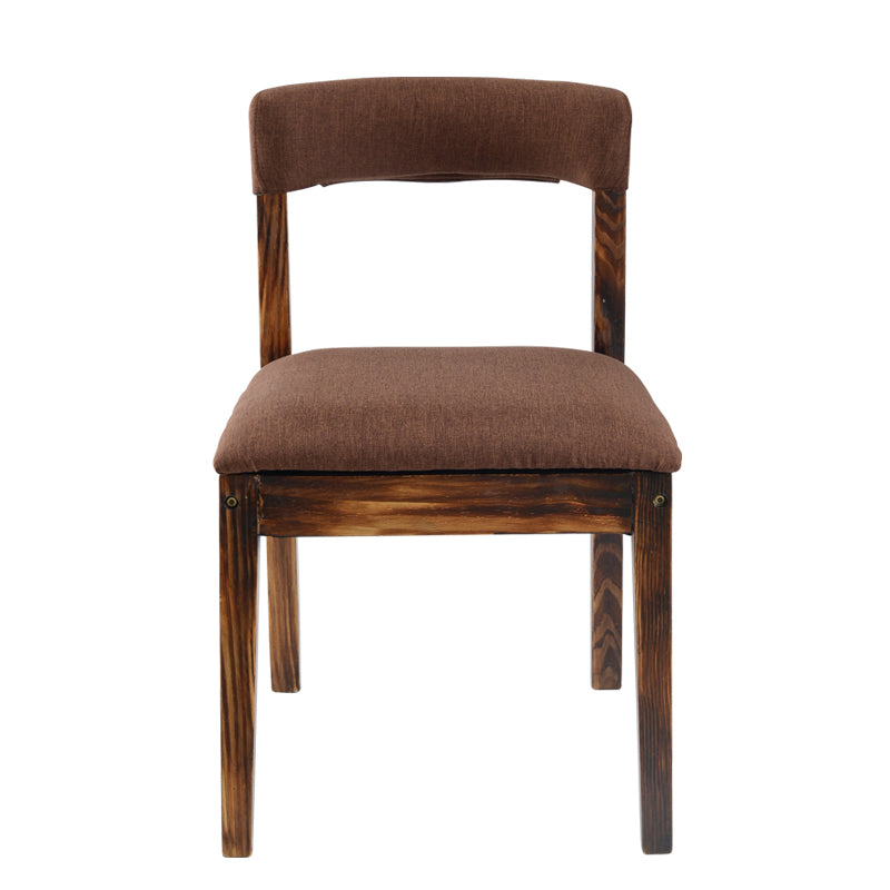 C-16-SITMOD Casual Fabric-Upholstered Dining Chair: Wooden Frame, Versatile Prints & Everyday Comfort