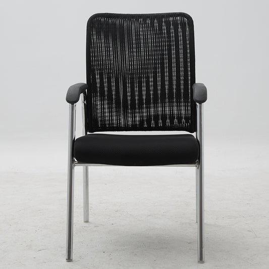 Breathable Mesh Conference Chair Ergonomic Back Support Sturdy Chrome Frame Comfort for Office Meetings & Daily Work