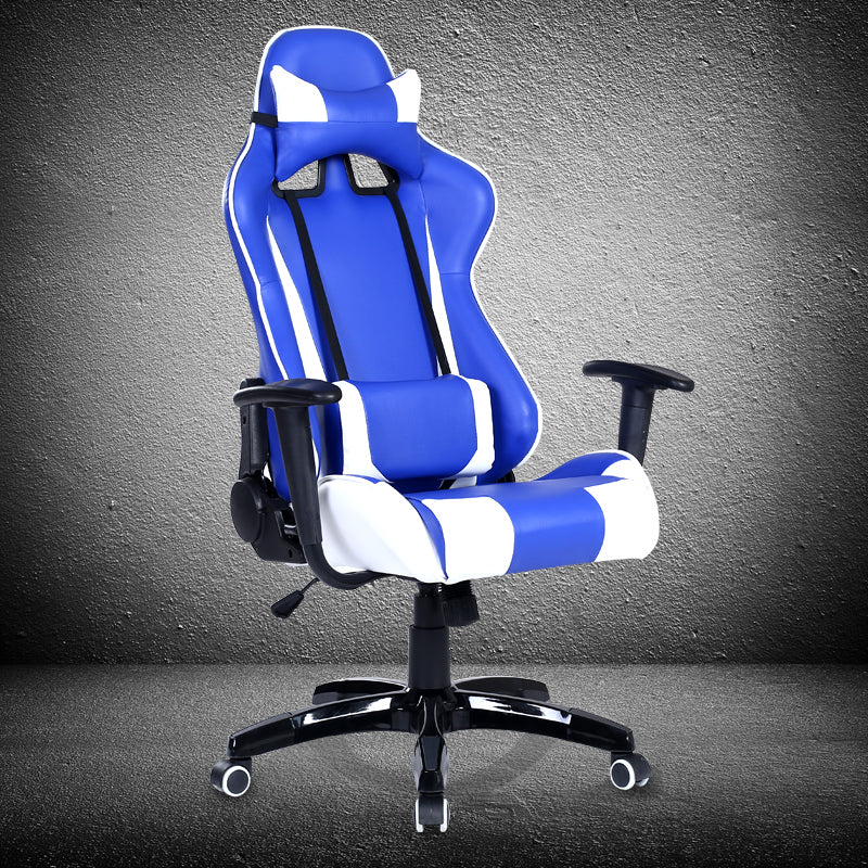 P36 Classic Racing-Style Gaming Chair: Multi-Color Ergonomic Reclining Chair with PU Leather Upholstery