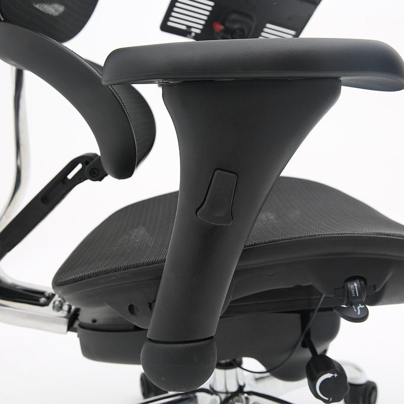 High-End Full Mesh Ergonomic Office Chair Adjustable Headrest & Lumbar Support Desk Chair with 4D Armrests & Laptop Stand 160° Recline & 360° Swivel Multi-Color Chair for Home Office & Gaming