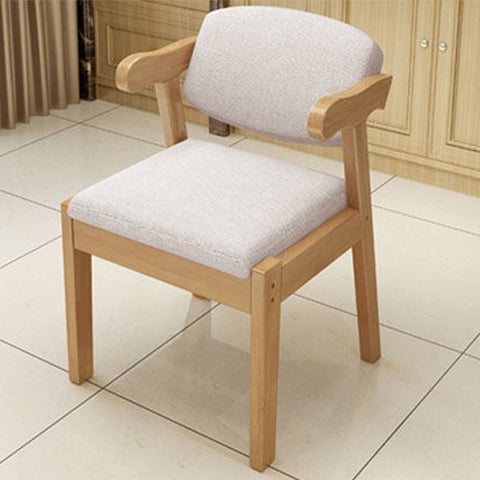 Casual Wooden Armchair Upholstered Cushion Versatile Frame Finishes & Daily Practicality