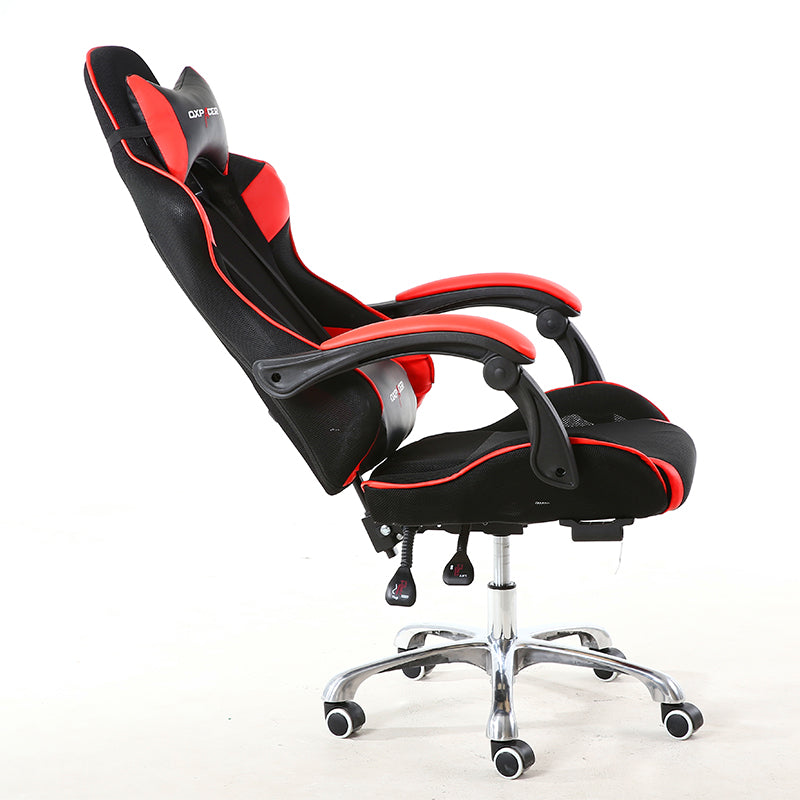 P39 SITMOD Ergonomic Gaming Chair: Breathable Mesh Racing Chair with Extendable Footrest