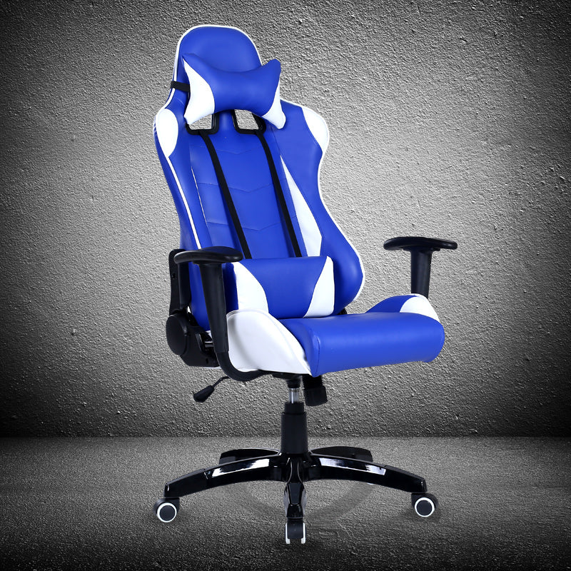 Ergonomic Gaming Chair Classic Racing-Style Reclining Chair with Multi-Color Options