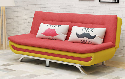 Retro American Tufted Leather Sofa Button-Tufted Back Solid Wood Bun Feet & Luxurious Plush Seating