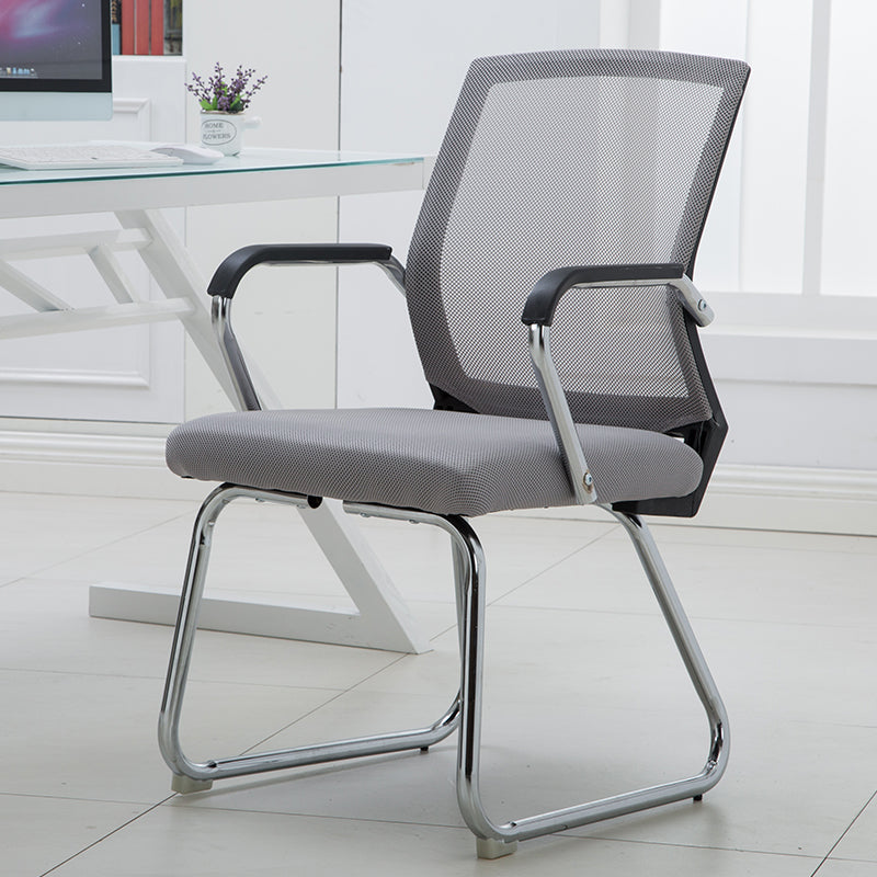 W10 Sitmod Mid-Back Mesh Conference Chair, Ergonomic Visitor Chair with Breathable Mesh, Chrome Steel Bow Base, Multi-Color Office Chair for Meeting Rooms & Reception Areas