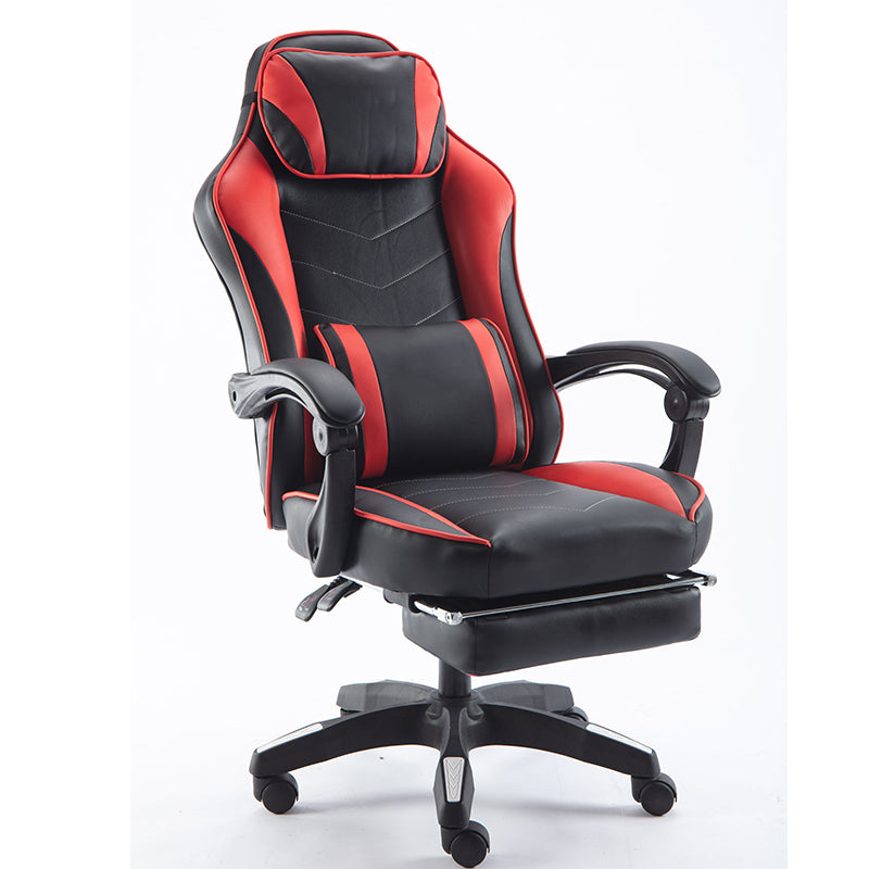 P35 Ergonomic Gaming Chair: High-Back Reclining Chair with Extendable Footrest & Multi-Color Options