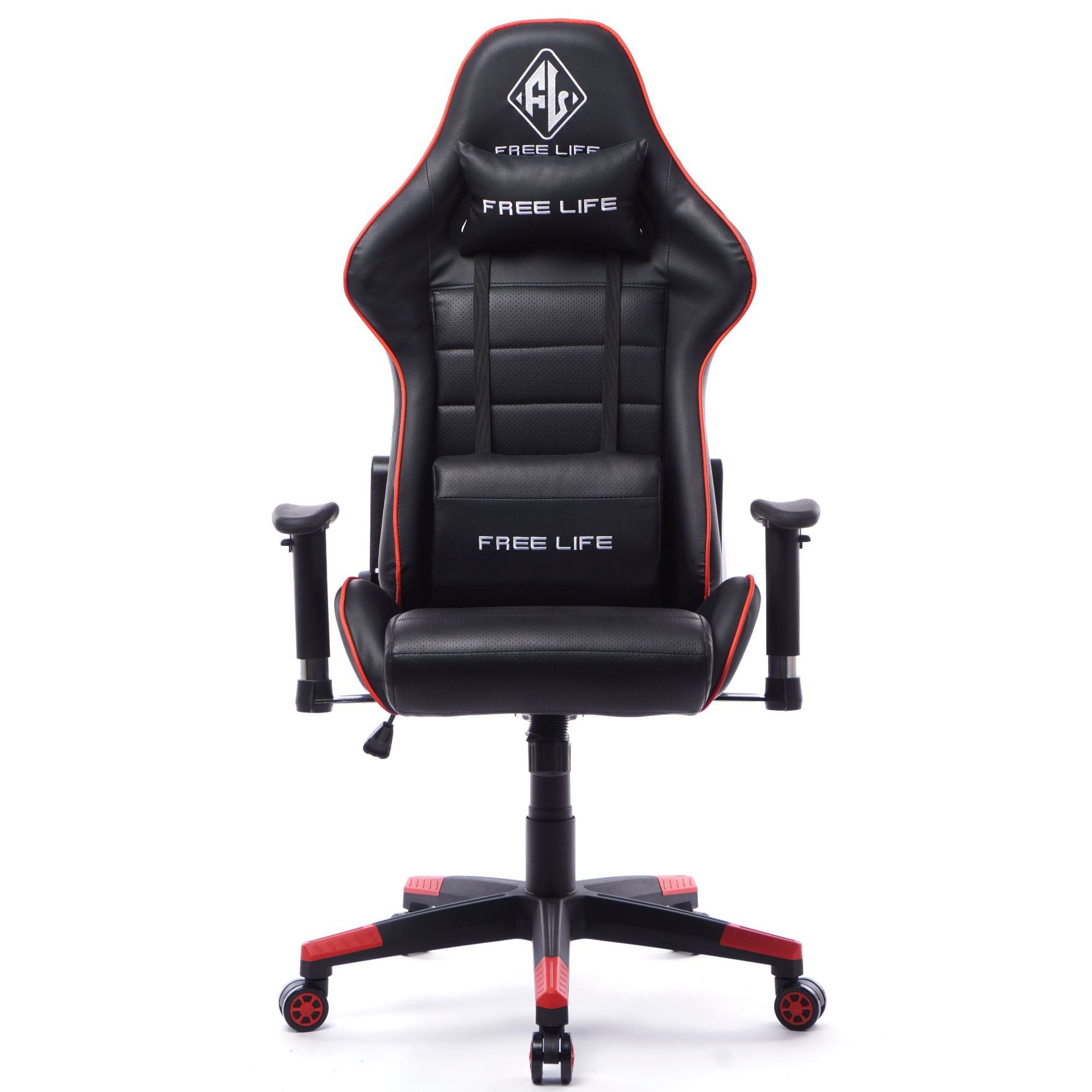 P43 SITMOD Ergonomic Gaming Chair: "FREE LIFE" Series Racing-Style Reclining Chair with Contrast Piping