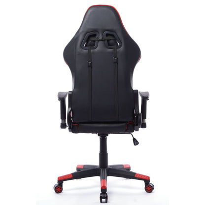 Ergonomic Gaming Chair "FREE LIFE" Series Racing-Style Reclining Chair with Contrast Piping