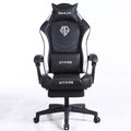 P53 SITMOD Ergonomic Gaming Chair: QUALIS Series Racing-Style Reclining Chair with Extendable Footrest