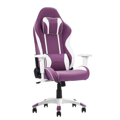 Multi-Color Gaming Chair Racing-Style Ergonomic Reclining Chair with Diamond-Stitched Upholstery & Adjustable Armrests